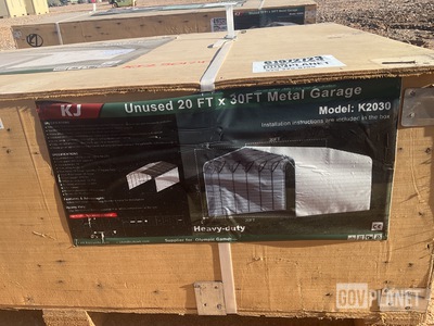 KJ K2030 Metal Garage - Unused