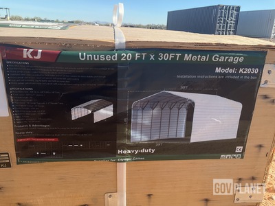 KJ K2030 Metal Garage - Unused