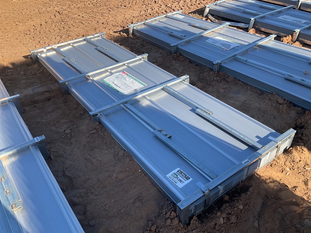 (100) Piece Lot of 10' Long Corrugated Steel Panels (100) Piece Lot of 10' Long Corrugated Steel Panels