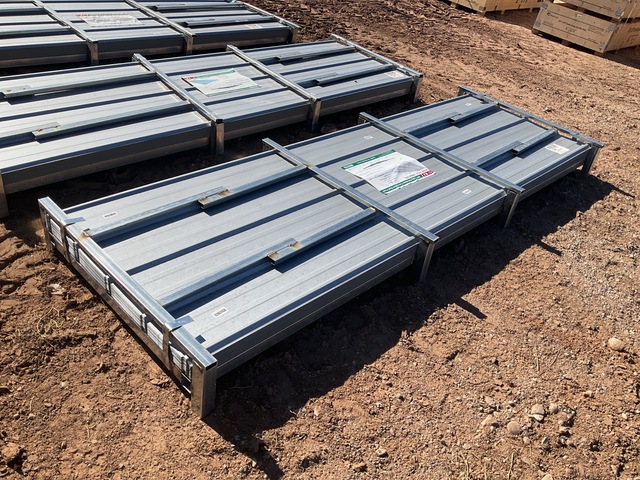 (100) Piece Lot of 10' Long Corrugated Steel Panels (100) Piece Lot of 10' Long Corrugated Steel Panels