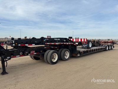 2014 Trail King Tri/A Double Drop Removable Gooseneck 2 3 1 Combination Lowboy Trailer
