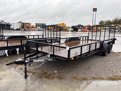 2025 Davidson 20 ft T/A Remolque Portamaquinaria