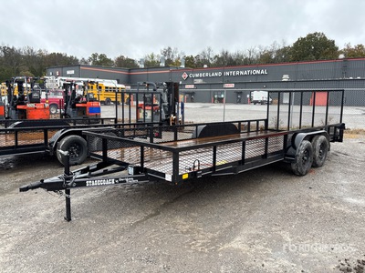 2025 Davidson 20 ft T/A Remolque Portamaquinaria