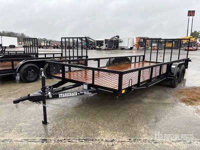 2025 Davidson 20 ft T/A Remolque Portamaquinaria