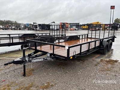 2025 Davidson 20 ft T/A Remolque Portamaquinaria