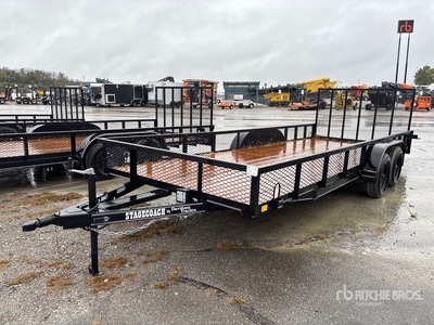 2025 Davidson 20 ft T/A Remolque Portamaquinaria