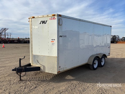 2016 Cargo Mate 16 ft T/A ユーティリティトレーラー