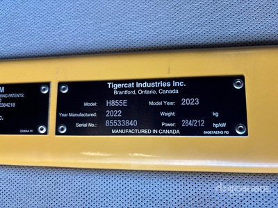 2023 Tigercat H855E プロセッサー