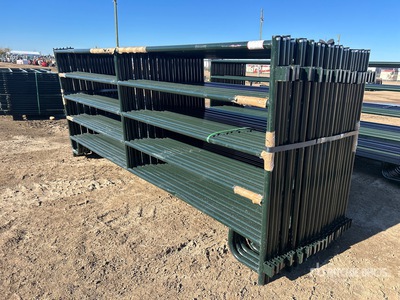 Quantity of (24) BYT 12 ft Panel para ganado (Unused)
