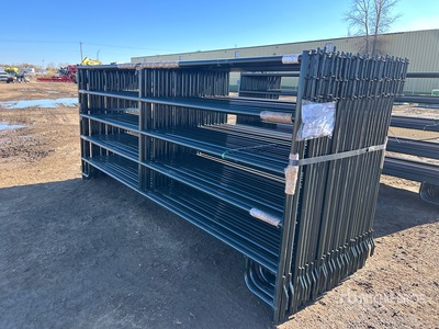 Quantity of (24) BYT 12 ft Panel para ganado (Unused)