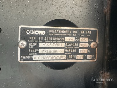 2023 XCMG XGA3311D6NE Camion à benne tandem (Unused)