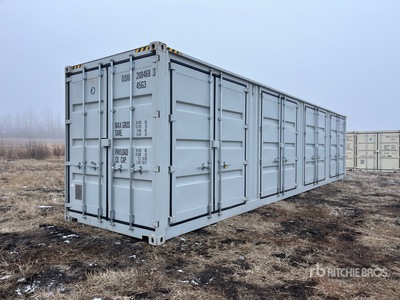 2025 40 ft High Cube Multi-Door Storage Container