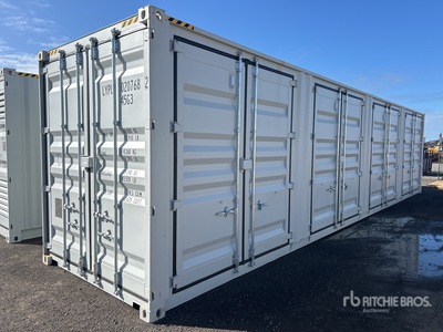 2025 40 ft High Cube Multi-Door Storage Container