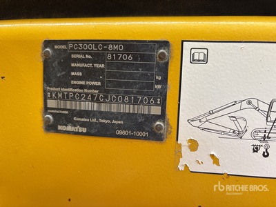 2018 Komatsu PC300-8MO Rupsgraafmachine