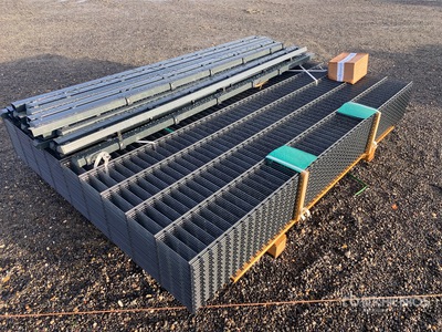 Qty of 62,5 Meter (1,83m x 2,50m, 8/6/8) Heavy Duty Site Fence (Unused)
