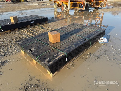 2025 SKLP SK-LJB12 Polyethylene Sheet Ground Protection Mats (Unused)