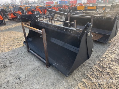 2025 GIYI GY-KH72F Skid Steer Bucket (Unused)