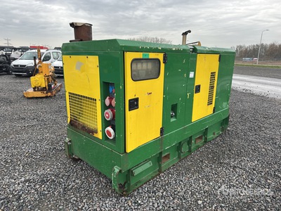 2012 Atlas Copco QAS80 80 kVA Skid-Mounted Zestaw prądotwórczy