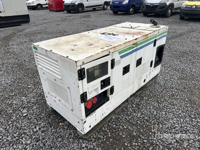 2002 Atlas Copco QAS20 20 kVA Skid-Mounted Generator Set