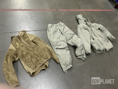 (18) Jackets, (3) Pairs of Cold Weather Trousers & Assorted Items