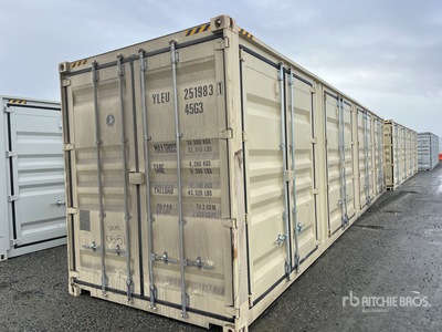 2025 40 ft High Cube Multi-Door Storage Container