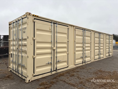 2025 40 ft High Cube Multi-Door Storage Container (Unused)