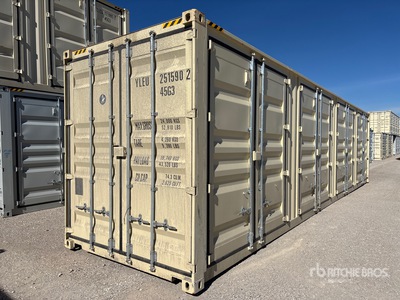2025 40 ft High Cube Multi-Door Storage Container