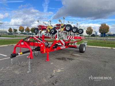 2022 Pottinger HIT HT 11100 10 m Semi-Mount 10 Rotor Faneuse Sur Essieux (Non Utilise) Hay Tedder (Unused)