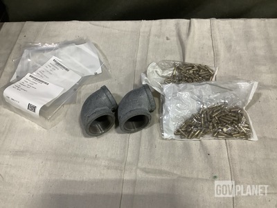 (209) Flat Washers, (9) Pipe Elbows, (2,074) Pin-Rivets & Assorted Items
