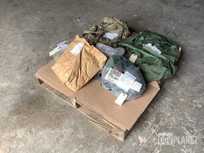 (2) Duffel Bags, (2) Assault Packs, (3) Cold Weather Jackets & Assorted Items