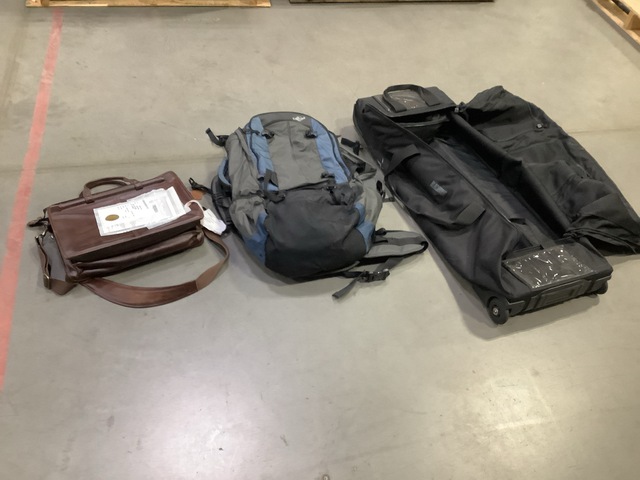(2) Individual Bags, (3) Backpacks, (7) Luggage Bags & Assorted Items