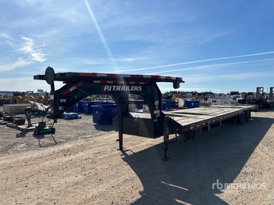 2023 PJ 40 ft T/A Gooseneck Remorque pour équipement