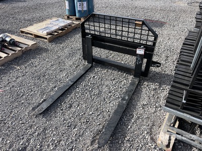 JBX 4000 48 in Skid Steer Forks (Unused)