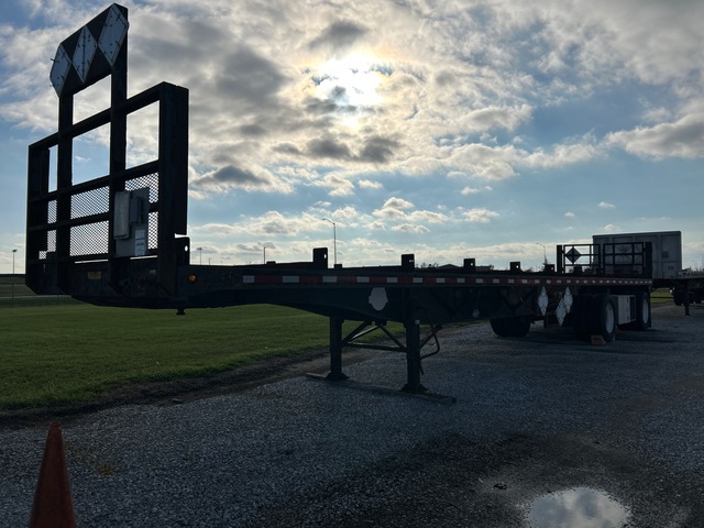 2014 Utility FS2CHS 45 ft T/A Spread Axle Flatbed Trailer