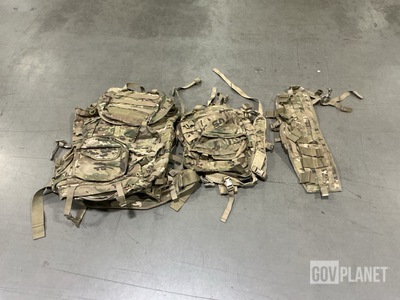 (13) Assault Packs, (65) Tactical Assault Panels & Assorted Items
