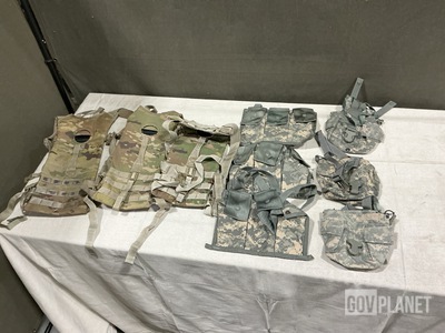 (65) Hydration System Carriers, (130) Canteen Pouches & Assorted Items