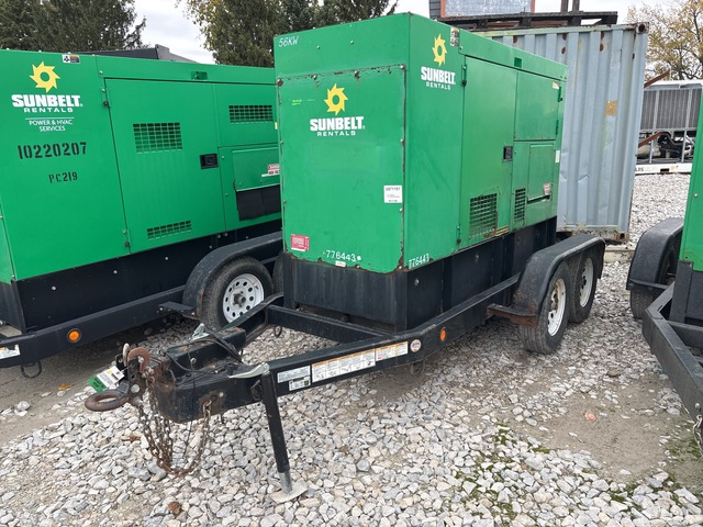 2014 Multiquip DCA70SSJU4ISG 56 kW Mobile Generator Set 2014 Multiquip DCA70SSJU4ISG 56 kW Mobile Generator Set