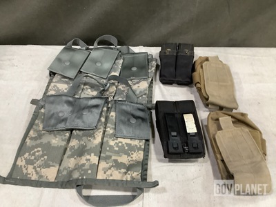 (17) Individual Pouches, (22) Bandoleer Ammunition Pouches & Assorted Items
