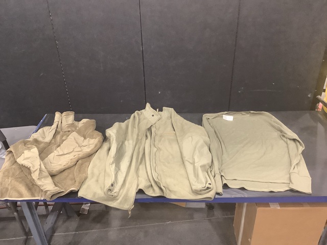 (23) Cold Weather Jackets, (4) Cold Weather Shirt & (1) Cold Weather Undershirt (23) Cold Weather Jackets, (4) Cold Weather Shirt & (1) Cold Weather Undershirt