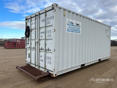 2007 20 ft Standard Skid-Mounted Water Shed Storage Container