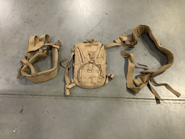 (145) Individual Equipment Belts & (33) Assorted Hydration Carriers
