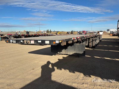 2015 Doepker HB18475L Super B-Train Lead Flatbed Trailer