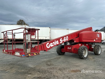 2007 Genie S-60 4WD Diesel Plataforma Elevadora Telescópica