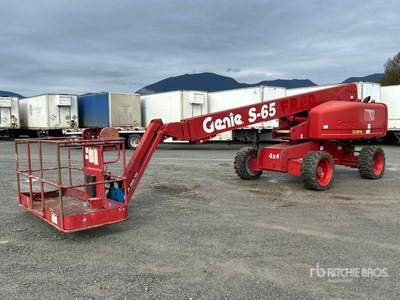 2007 Genie S-65 4WD Diesel Plataforma Elevadora Telescópica