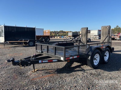 2002 HMD 10 ft T/A Remorque utilitaire