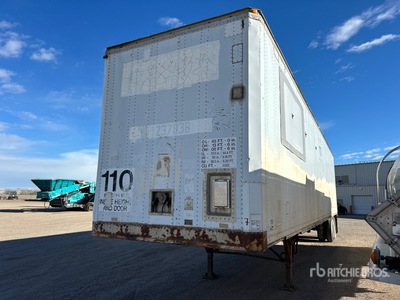 1988 Stoughton 45 ft x 102 in T/A Remolque de furgoneta