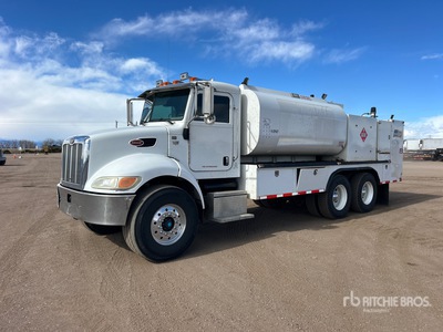 2009 Peterbilt 340 2000 gal 6x4 Fuel and Lube Truck