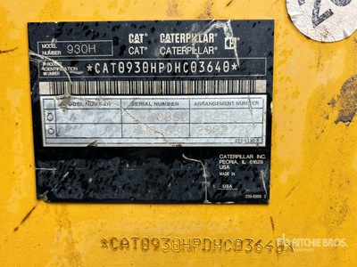 2012 Cat 930H Wheel Loader