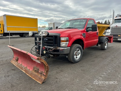 2008 Ford F-350 XL 4x4 Schneepflug-Lastzug