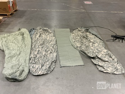 (4) Self-Inflating Sleeping Mats, (5) Improved Combat Shelters & Assorted Items